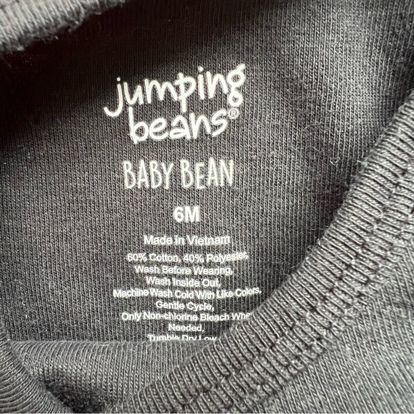 Happy New Year Silver and Gold Black Onesie, 6mo - Picture 3 of 4